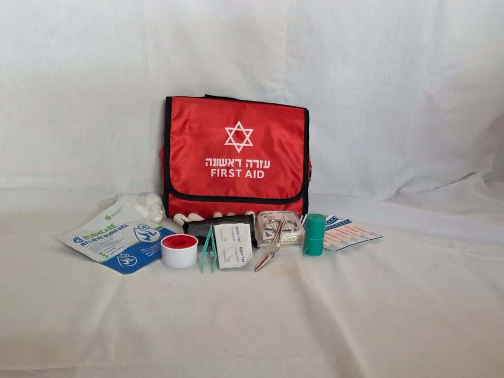 תיק עזרה ראשונה לרכב